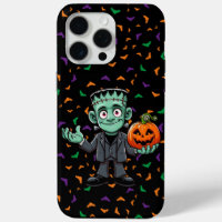Cute, cartoon Frankenstein's monster
