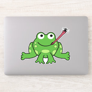 Cute Cartoon Frog and Fly