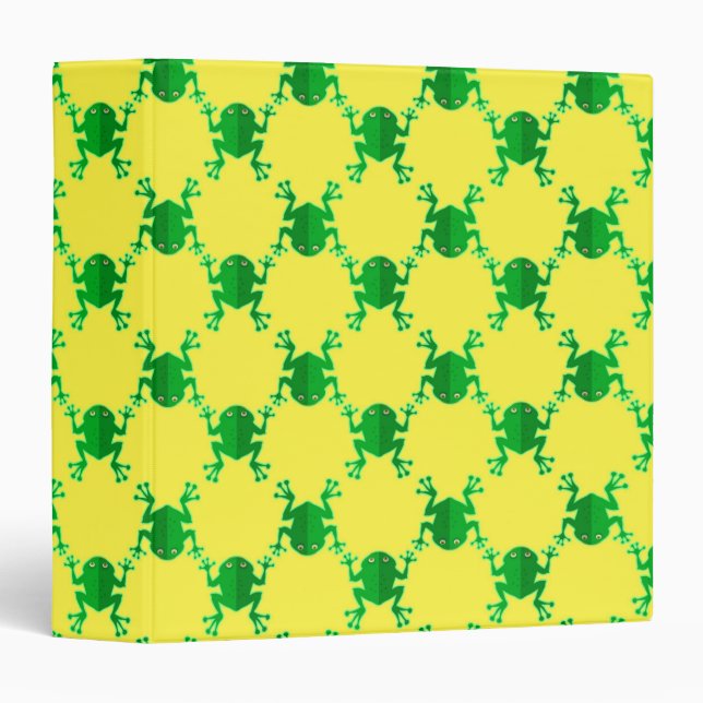 Cute Cartoon Frogs Binder (Front/Spine)