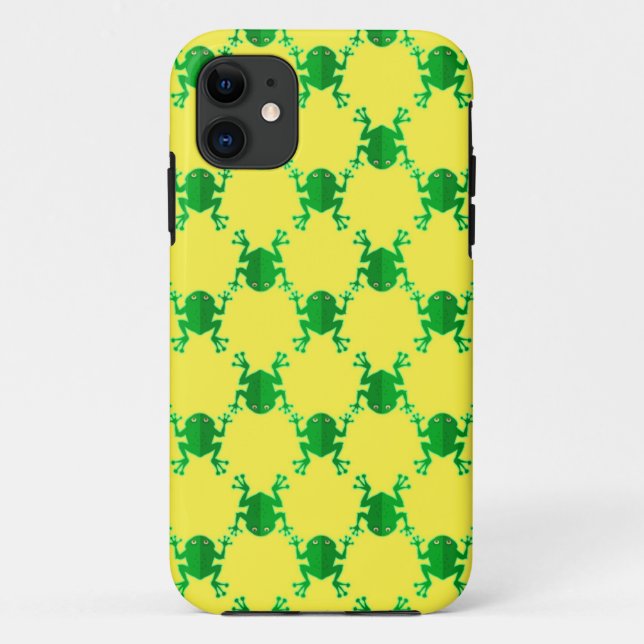 Cute Cartoon Frogs Case-Mate iPhone Case (Back)