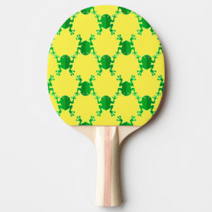 Cute Cartoon Frogs Ping Pong Paddle