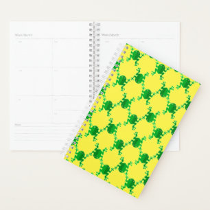 Cute Cartoon Frogs Planner