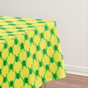 Cute Cartoon Frogs Tablecloth