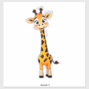 Cute Cartoon Giraffe