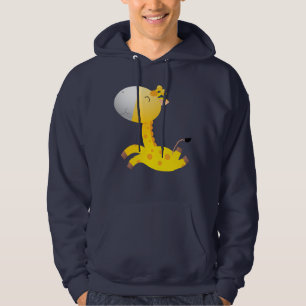 Cute Cartoon Giraffe Customizable Hoodie