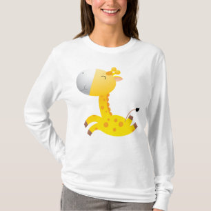 Cute Cartoon Giraffe T-Shirt