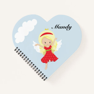 Cute Cartoon Girl Angel Notebook