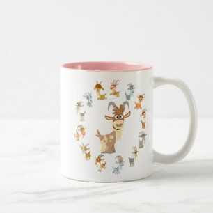 Cute Cartoon Goat Mandala Mug