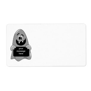 Cute Cartoon Goofy Ghost Halloween Customizable