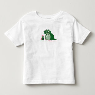 Cute Cartoon Green Dragons Toddler T-shirt