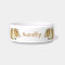 Cute Cartoon Guinea Pigs Personalized Pet Bowl