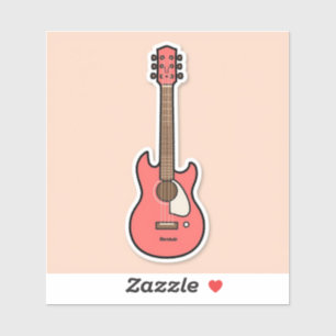 Cute Cartoon Guitar