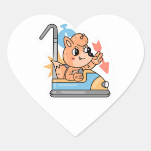 cute cartoon heart sticker