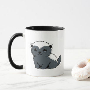 Cute Cartoon Honey Badger Mug