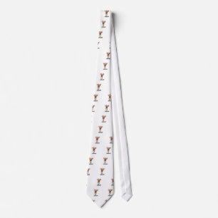 Cute Cartoon Jackalope Tie