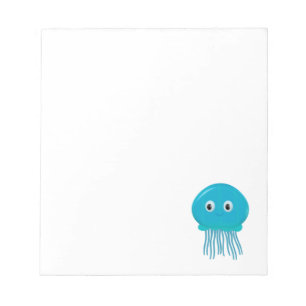 Cute Cartoon Jellyfish Notepad