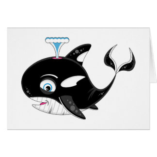 Cute Cartoon Killer Whale