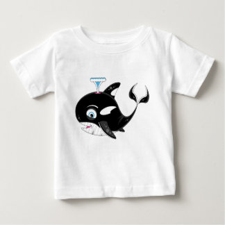 Cute Cartoon Killer Whale Baby T-Shirt