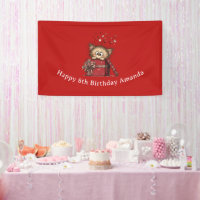Cute Cartoon Kitten in a Box with Hearts Birthday