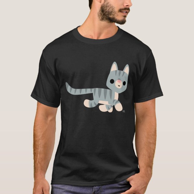 Cute Cartoon Kitty T-Shirt (Front)