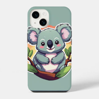 Cute Cartoon Koala iPhone 14 Case