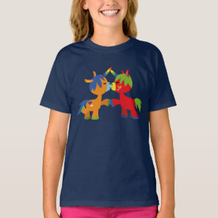 Cute Cartoon LGBTQIA Unicorns Children's T-Shirt