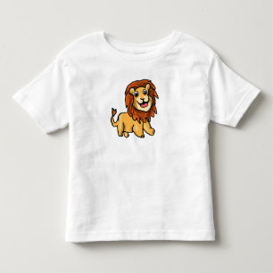 Cute Cartoon Lion Baby T-Shirt - Adorable Safari A
