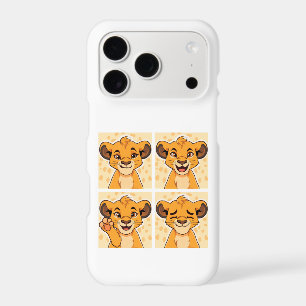 Cute Cartoon Lion Cub Expressions