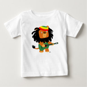 Cute Cartoon Lion of Zion Baby T-shirt