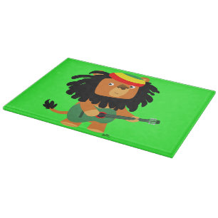 Cute Cartoon Lion of Zion Cutting Board