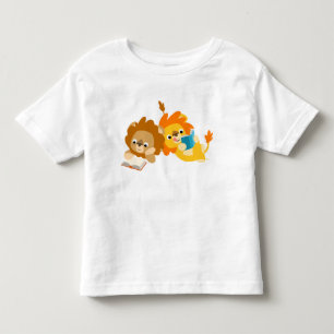 Cute Cartoon Lion Readers children T-shirt