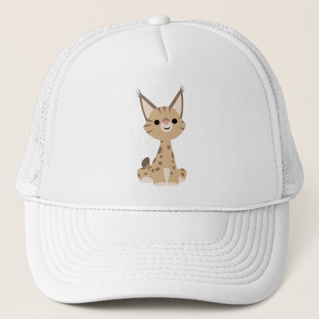Cute Cartoon Lynx  Hat (Front)