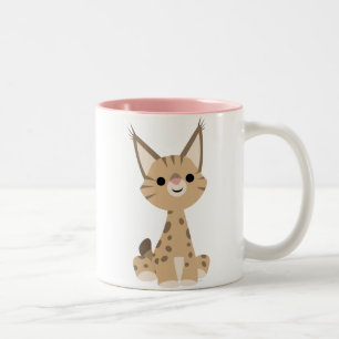 Cute Cartoon Lynx  Mug