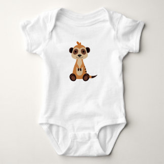 Cute Cartoon Meerkat Gift Baby Bodysuit