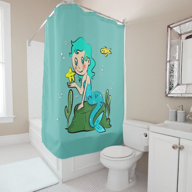 Cute Cartoon Mermaid  (In Situ)