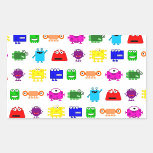 Cute Cartoon Monsters Sticker