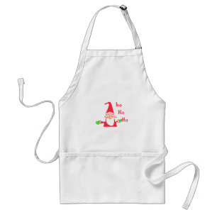 Cute Cartoon Mouse Santa Collection. Standard Apron