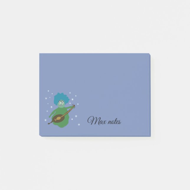 Cute Cartoon Musician Personalized notes  Notes (Front)
