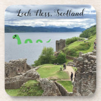 Cute Cartoon Nessie Loch Ness Monster, Scotland
