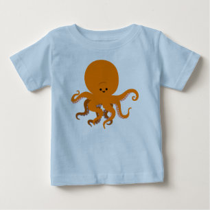 Cute Cartoon Octopus Baby T-Shirt