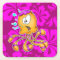 Cute cartoon octopus coaster