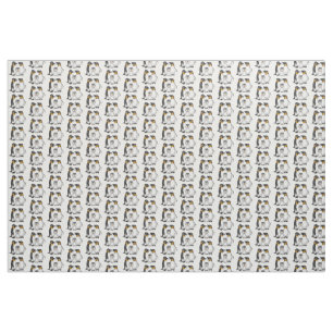 Cute Cartoon Penguin Family Fabric