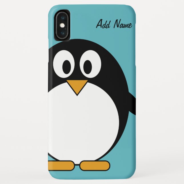 Cute Cartoon Penguin Kawaii Drawing Case-Mate iPhone Case (Back)