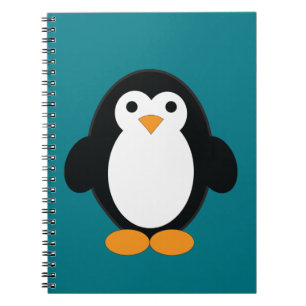 Cute Cartoon Penguin Notebook