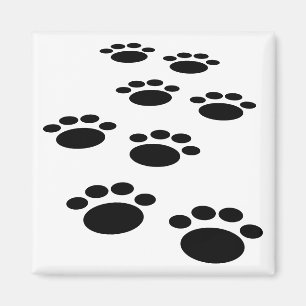 Cute Cartoon Pet Paw Trail Magnet