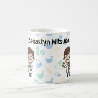 Cute Cartoon Pharmacist Personalized Mug | Custom 