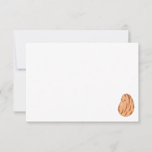 Cute Cartoon Pinto Bean Blank Card