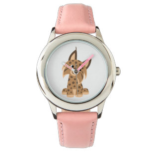 Cute Cartoon Prankish Lynx Watch