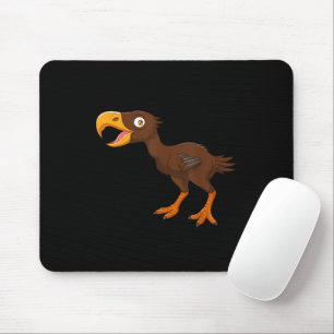Cute Cartoon Prehistoric Animals Terror Bird  Mouse Pad