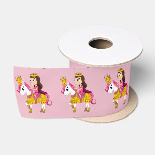 Cute cartoon princess satin ribbon